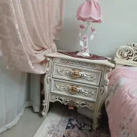 سرویس خواب دونفره منبت|تخت و سرویس خواب|مشهد, صیاد شیرازی|دیوار