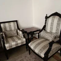 مبل سلطنتی استیل منبت کاری با ناهارخوری هشت نفره