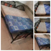تخت فرفورژه یکنفره|تخت و سرویس خواب|چابهار, |دیوار