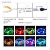 ریسه نورپردازی USB کنترل دار|ریسه و چراغ تزئینی|زنجان, |دیوار