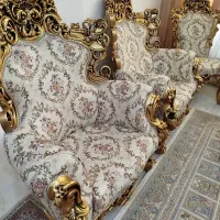 مبل استیل ۷ نقره با دو میزبان