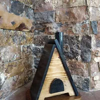 جا عودی مدل کلبه چوبی|صنایع دستی و سایر لوازم تزئینی|گلپایگان, |دیوار