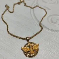 پلاک و زنجیر در حد نو