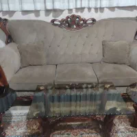 مبله کلاسیک راحتی|مبلمان خانگی و میز عسلی|رباط‌کریم, رباط‌کریم|دیوار