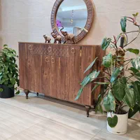 آینه و کنسول مدل رومی تنوع رنگ قهوه ای گرونتر|بوفه، ویترین، کنسول|مشهد, خواجه ربیع|دیوار