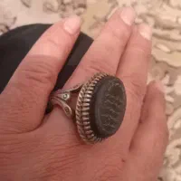 یک عددانگشتره نقره وزن۲۵گرم ریخته گری