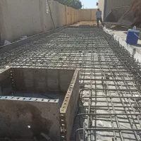 تیرچه سقف سنگ کاری شناژ بستن ستون سنتی صنعتی