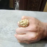 انگشتر قدیمی عطیقه خیلی قدیمی شمایل جن مثل طلا|بدلیجات|آبادان, |دیوار