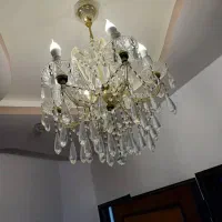 لوستر کریستال سایز بزرگ و کوچک|لوستر و چراغ آویز|اردبیل, |دیوار