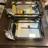 دو عدد سینی فلزی|ظروف سرو و پذیرایی|مشهد, گوهرشاد|دیوار