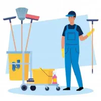 نیروی خدمات و نظافت آقا