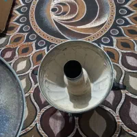 سماور گازی تمیز تمیز و بدون هیچ مشکلی