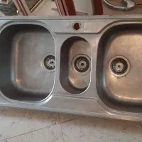 سینک استیل سه لگن