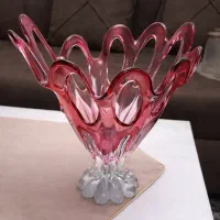 میوه خوری کریستال صورتی