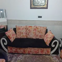 مبل راحتی همراه با جلو مبلی|مبلمان خانگی و میز عسلی|قم, شهر قائم|دیوار