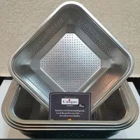 آبکش لگن یونیک مربع سه بعدی|ظروف نگهدارنده، پلاستیکی، یک‌بارمصرف|اراک, |دیوار