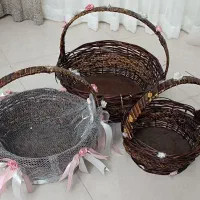 سبد حصیری و سبد مناسب شب یلدا و درختچه ی هفت سین|صنایع دستی و سایر لوازم تزئینی|فردیس, شهرک شهید حسینی|دیوار