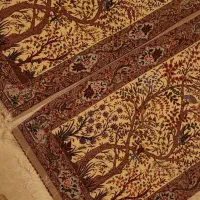 جفت ذرع نیم چله ابریشم دستباف