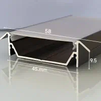 قطعات خام لاین نوری لاینر نور خطی لوستر|مصالح و تجهیزات ساختمان|اسالم, |دیوار