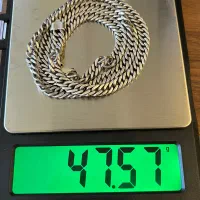 زنجیر نقره کارتیر ژاپنی دست ساز