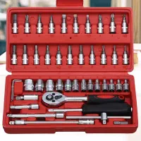 جعبه ابزار / ابزار /  46 پارچه /اچار / جعبه بکس