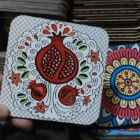 زیر لیوانی چوبی