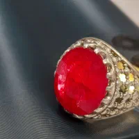 انگشتریاقوت سرخ افریقاRuby|جواهرات|قم, بلوار امین و ساحلی|دیوار