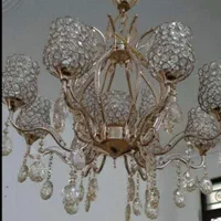 لوستر13شاخه برنجی|لوستر و چراغ آویز|تنکابن, |دیوار
