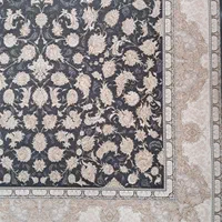 فرش ۱۲۰۰ شانه افشان زغالی