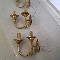 لوستر دیوارکوب برنجی