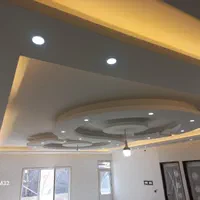 کناف کاغذ دیواری سقف کاذب نرده استیل|خدمات پیشه و مهارت|قیدار, |دیوار