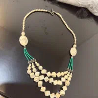 گردنبند رولباسی سنگ طبیعی