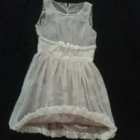 لباس دوخترانه کرمی سایر ۲تاوزن ۶۰تا۵۵ اندازس