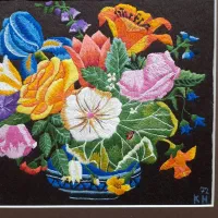 تابلوسوزندوزی بادست