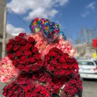 دسته گل رز هلندی به قیمت عمده