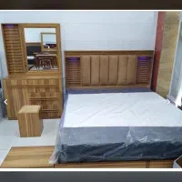 سرویس خواب ۲ نفره تخت دونفره باکس لمسه تشک ۸۷۶۵|تخت و سرویس خواب|شیراز, عادل آباد|دیوار