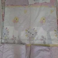 ست کامل پتو دختر بچه و یه عدد گلبافت دخترانه