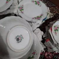 گل سرخی قدیمی|ظروف سرو و پذیرایی|نهاوند, |دیوار