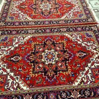 فرش دستبافت جفت6مترنقشه هریس تاجری نخ درجه یک اعلا