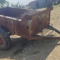 تریلی تراکتور بدونه جک ساده|ماشین‌آلات صنعتی|گهواره, |دیوار