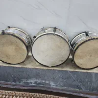 طبیل ۳عدد پوست کچی
