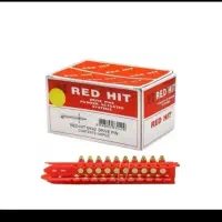 تعدادی میخ و چاشنی رد هیت کناف پیچ سازه ابزار کناف