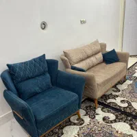 مبل ۷ نفره جمع و جور|مبلمان خانگی و میز عسلی|تاکستان, |دیوار