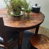 میز نهار خوردی کافه فست‌فود و...