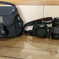 دوربین عکاسی canon 600D با ۲ لنز و وسایل