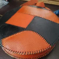 کیف دست دوزی چرم طبیعی