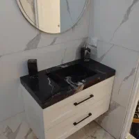 روشویی سرامیکی مدرن مدل دیواری طرح پاندیک