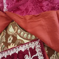 رومیزی مخمل قدیمی اصفهان|پرده، رانر، رومیزی|پاکدشت, پاکدشت (مامازند)|دیوار