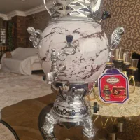 سماور گازی ، روتختی ،میز تلفن ،پارچه رو تشکی|قوری، کتری، قهوه‌ساز دستی|مشکین‌دشت, |دیوار
