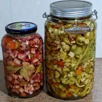 ترشی مخلوط خانگی